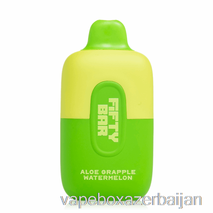 Vape Box Azerbaijan Fifty Bar 6500 Disposable Aloe Grapple Watermelon